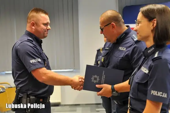 Aspirant Kamiński z Wschowy najlepszym dzielnicowym w Lubuskiem