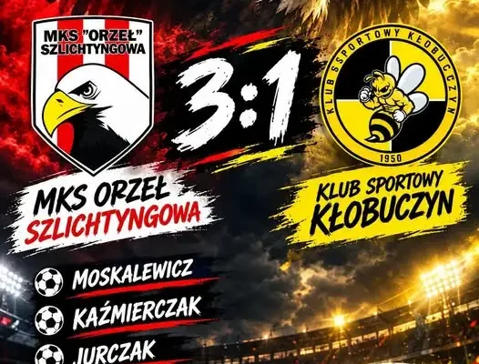 Orzeł Szlichtyngowa wygrywa 3:1! Trzy bramki w pierwszej połowie