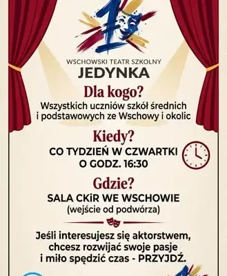 Wschowski Teatr Szkolny JEDYNKA wznawia działalność – pierwsze spotkanie już 24 września