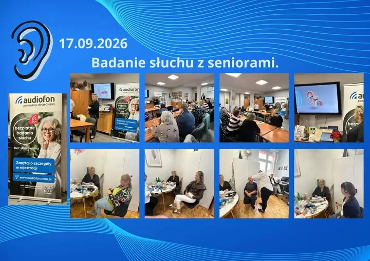 Bezpłatne badania słuchu dla seniorów w Szlichtyngowej