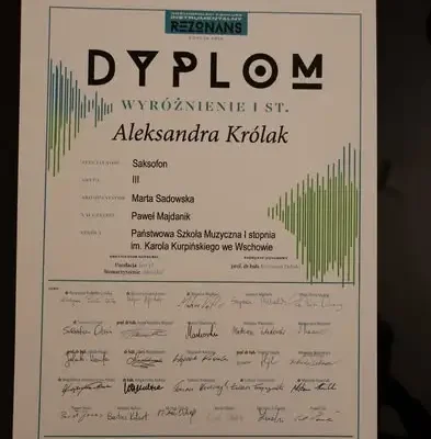 Uczniowie szkoły muzycznej ze Wschowy triumfują w konkursie „Rezonans 2026”