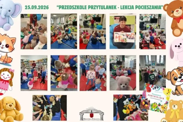 Biblioteka w Szlichtyngowej czytała dzieciom o pocieszaniu