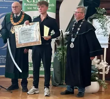 Uczeń ze Wschowy wyróżniony za najlepszy egzamin czeladniczy