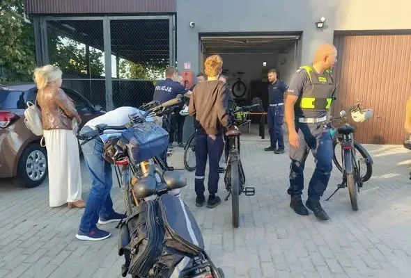 Policja w Sławie oznakowała rowery. To była ostatnia taka akcja w tym roku