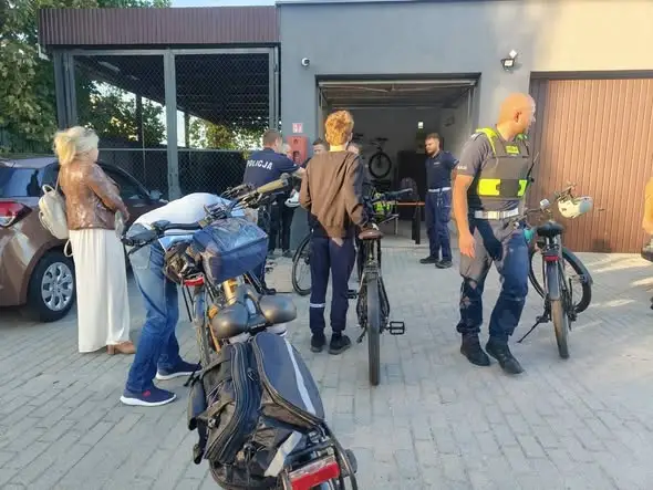 Policja w Sławie oznakowała rowery. To była ostatnia taka akcja w tym roku