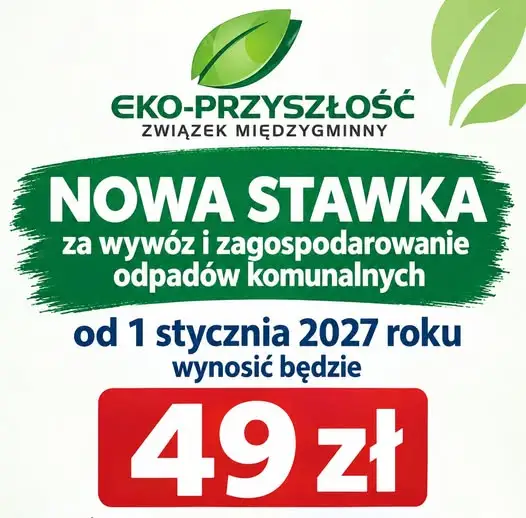 Nowe stawki za odpady w Związku Międzygminnym „Eko-Przyszłość” od 2027 roku