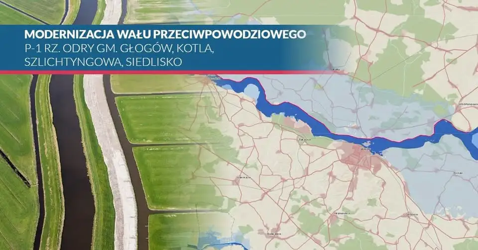 Wał przeciwpowodziowy na Odrze przejdzie modernizację. Ogłoszono przetarg na dokumentację
