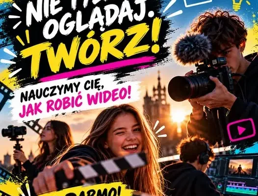 Darmowe warsztaty filmowe dla młodzieży we Wschowie – ruszają zapisy