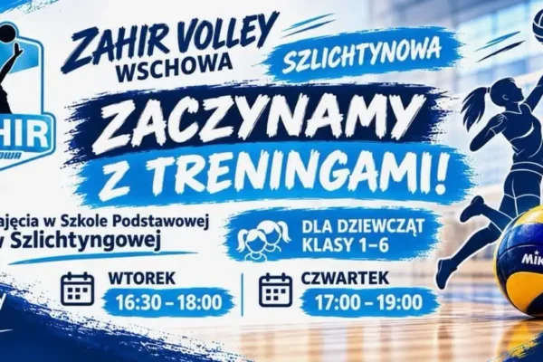 Szlichtyngowa: ruszają treningi siatkówki dla dziewcząt z klas 1-6