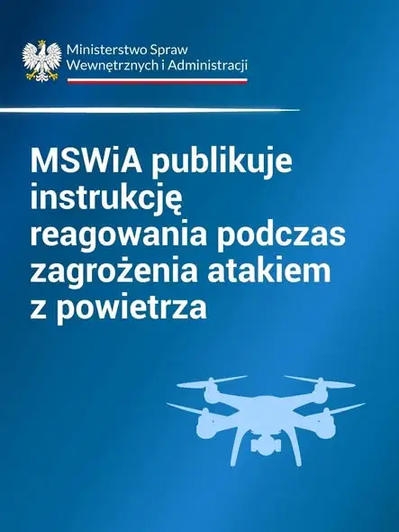 MSWiA publikuje instrukcję reagowania na atak z powietrza – szkolenia także w powiecie wschowskim
