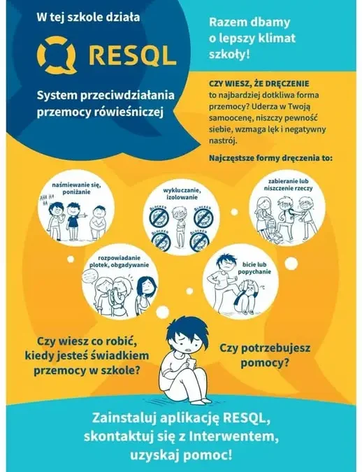 RESQL w szkole – anonimowe wsparcie dla uczniów klas 5-8