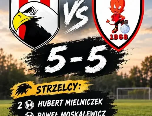 Szalony mecz 10. kolejki: Orzeł Szlichtyngowa zremisował 5:5 po emocjonującym pościgu