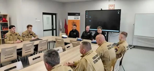 Strażacy ze Wschowy szkolili się z bezpieczeństwa na drogach